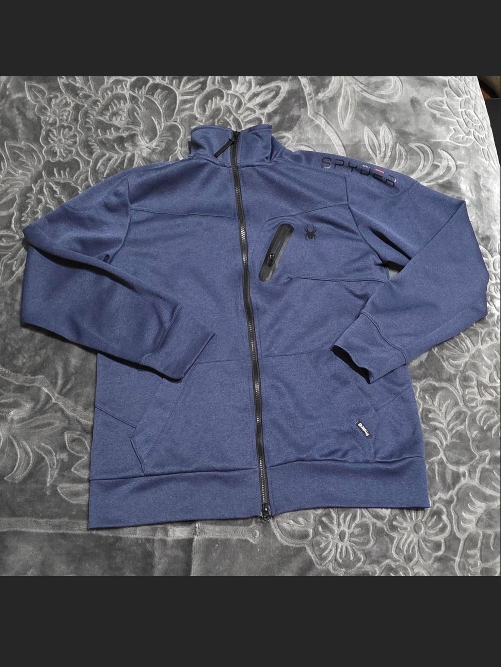 Spyder Men's Full-Zip Jacket in Navy